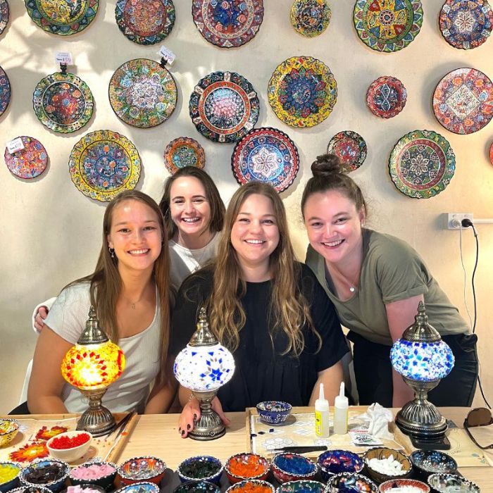 Hanau Mosaiklampen Herstellungs Workshop
