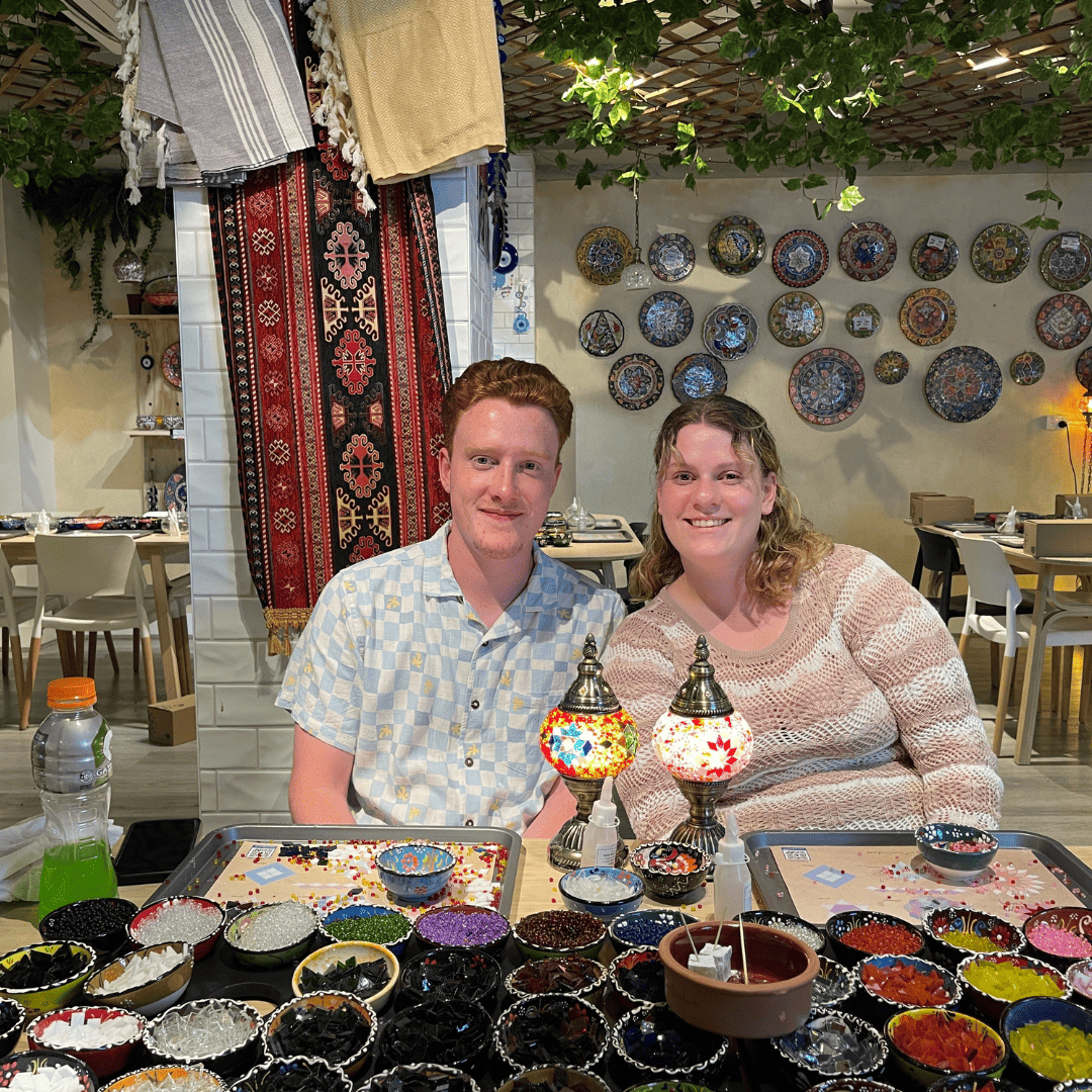 mosaic lamp workshop